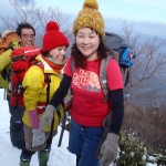 初登山でギャルの出会い今年は縁起がいいぞう福笑い