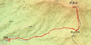 s-駐車場より皇海山