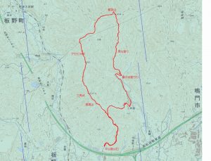 s-平山登山口より周回